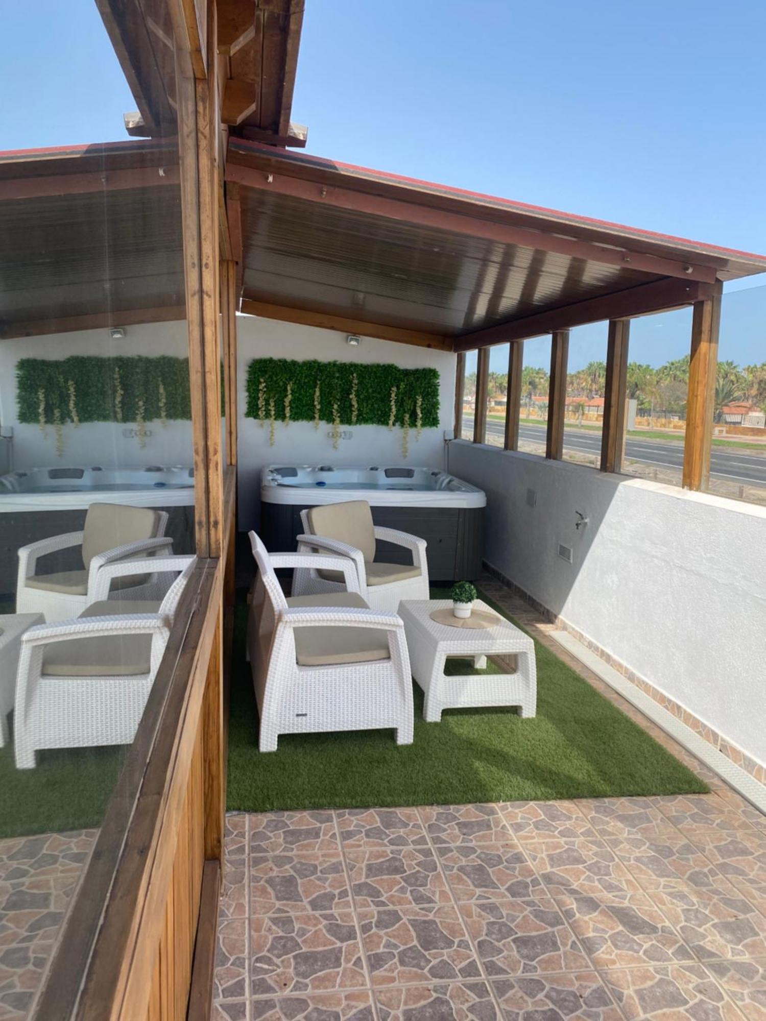 Beach Villa Private Heated Pool Калета де Фусте Екстериор снимка